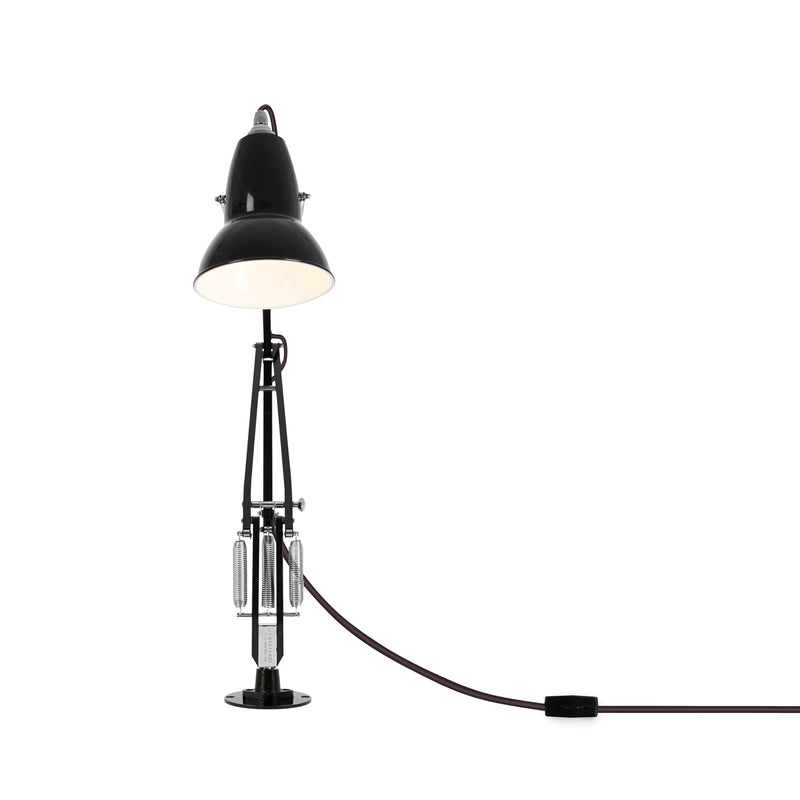 Original 1227 Desk Lamp with Desk Insert - Anglepoise - Table + Task - Jet Black - HORNE