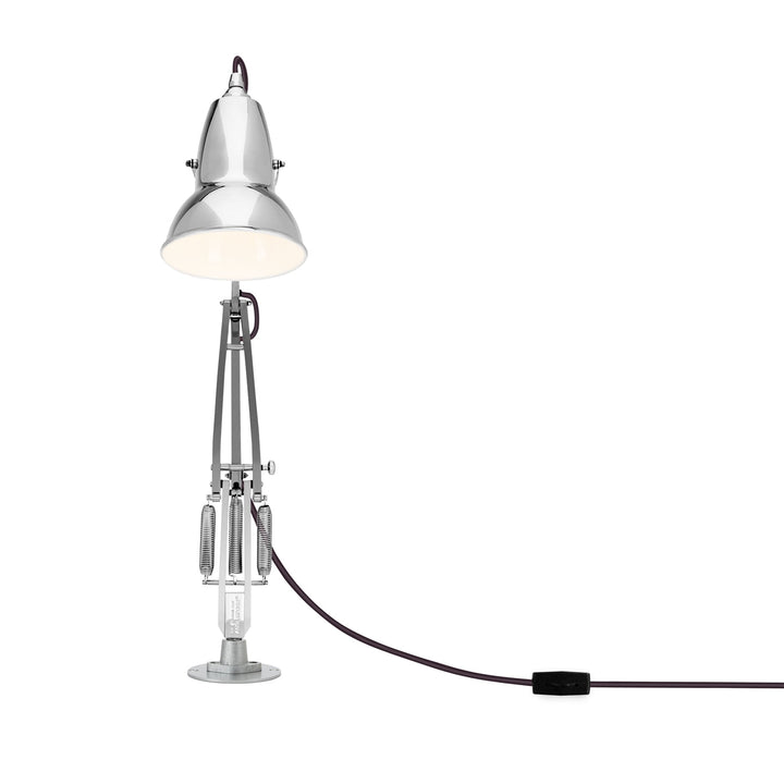 Original 1227 Desk Lamp with Desk Insert - Anglepoise - Table + Task - Bright Chrome - HORNE