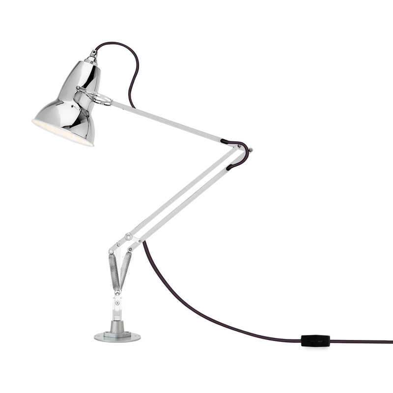 Original 1227 Desk Lamp with Desk Insert - Anglepoise - Table + Task - Jet Black - HORNE