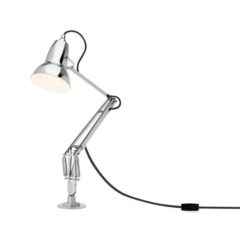 Original 1227 Desk Lamp with Desk Insert - Anglepoise - Table + Task - Jet Black - HORNE