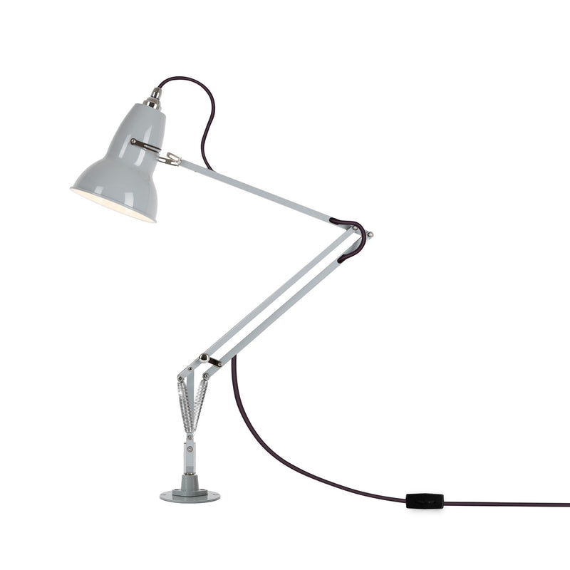 Original 1227 Desk Lamp with Desk Insert - Anglepoise - Table + Task - Jet Black - HORNE