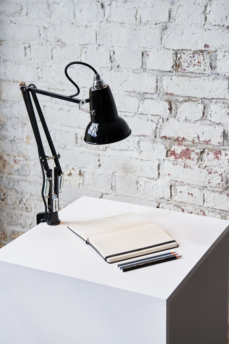 Original 1227 Mini Lamp with Clamp - Anglepoise - Table + Task - Jet Black - HORNE