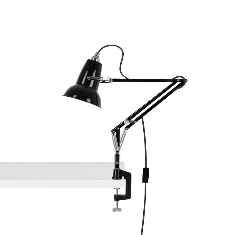Original 1227 Mini Lamp with Clamp - Anglepoise - Table + Task - Jet Black - HORNE