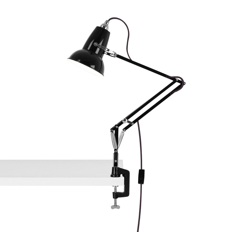 Original 1227 Mini Lamp with Clamp - Anglepoise - Table + Task - Jet Black - HORNE
