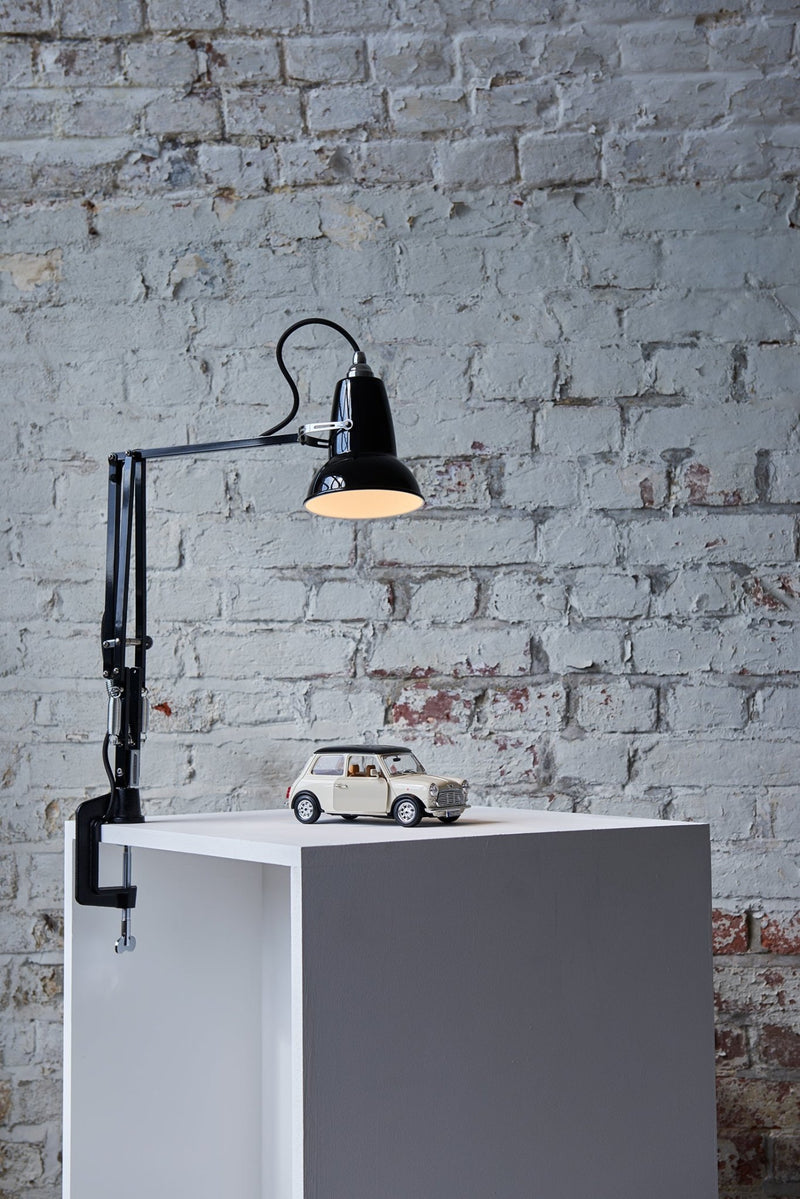 Original 1227 Mini Lamp with Clamp - Anglepoise - Table + Task - Jet Black - HORNE