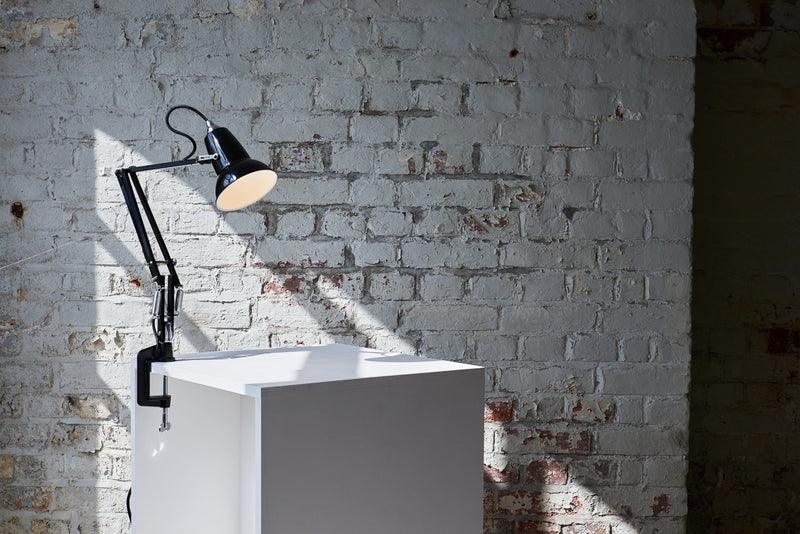 Original 1227 Mini Lamp with Clamp - Anglepoise - Table + Task - Jet Black - HORNE