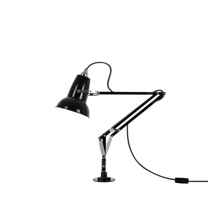 Original 1227 Mini Lamp with Desk Insert - Anglepoise - Table + Task - Jet Black - HORNE
