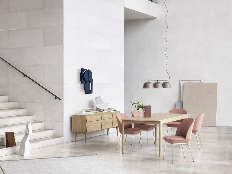 Oslo Side Chair - Muuto - Chairs - Ocean 32 Seat & Chrome Legs - HORNE