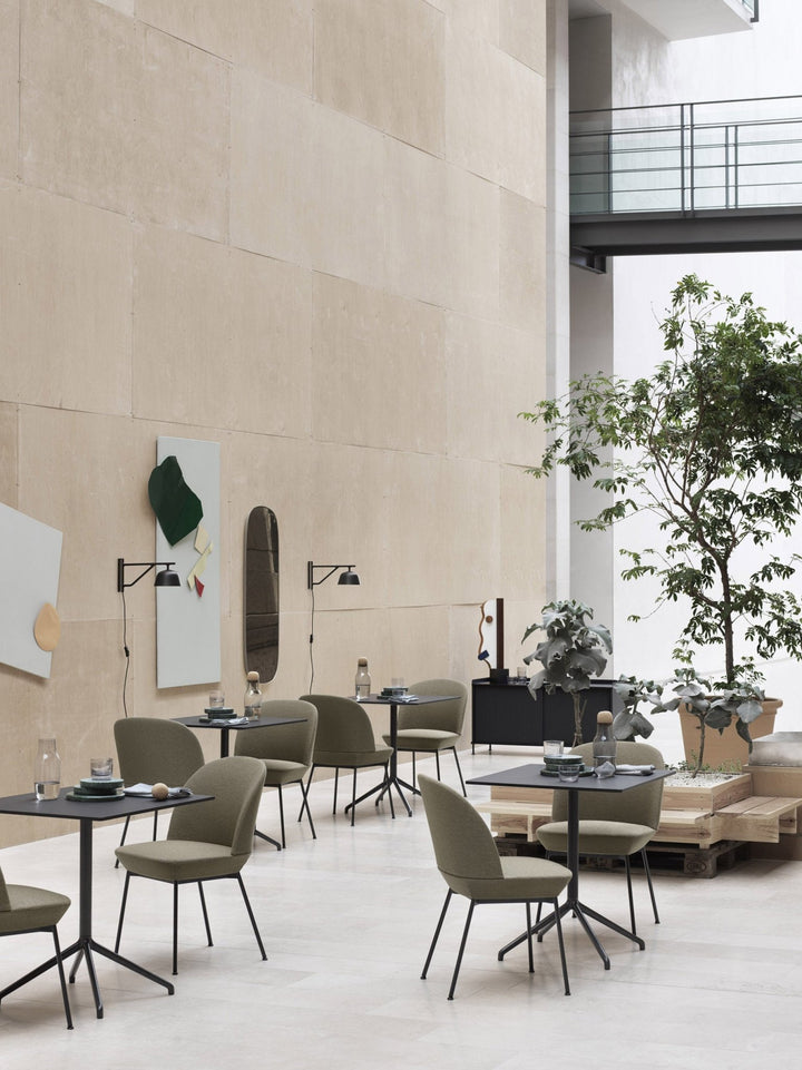 Oslo Side Chair - Muuto - Chairs - Twill Weave 990 Seat & Chrome Legs - HORNE