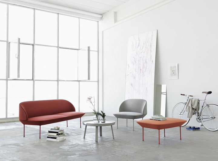 Oslo Sofa - 2 - Seater - Muuto - Sofas - Navy Vidar 554 & Navy Blue Legs - HORNE
