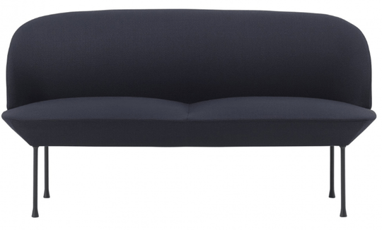 Oslo Sofa - 2 - Seater - Muuto - Sofas - Navy Vidar 554 & Navy Blue Legs - HORNE