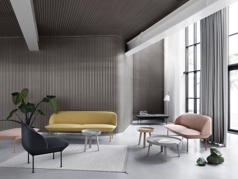 Oslo Sofa - 3 - Seater - Muuto - Sofas - Green Steelcut Trio 966 & Dark Grey Legs - HORNE