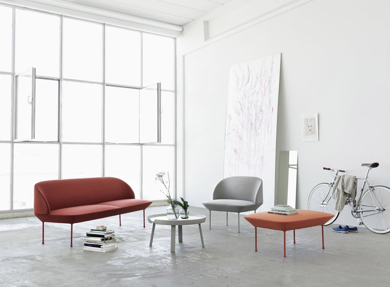 Oslo Sofa - 3 - Seater - Muuto - Sofas - Green Steelcut Trio 966 & Dark Grey Legs - HORNE