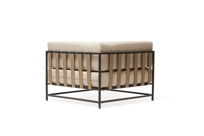 Outdoor Corner Chair - Stephen Kenn - Chairs - Cream & Charcoal - HORNE