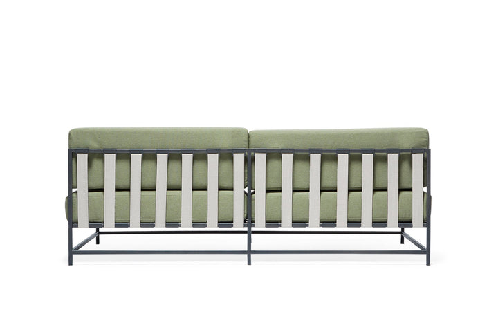 Outdoor Loveseat - Stephen Kenn - Chairs - Cream & Charcoal - Black - HORNE