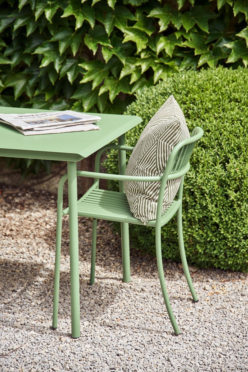 Outdoor Patio Café Table - Tolix - Outdoor Furniture - Dark Grey - HORNE