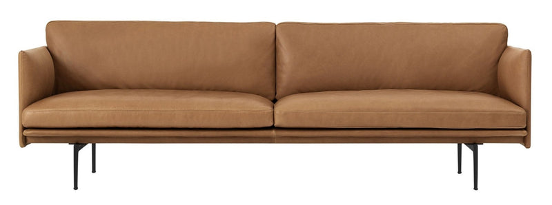 Outline Sofa 3 - Seater - Black Base - Muuto - Sofas - Remix 163 - HORNE