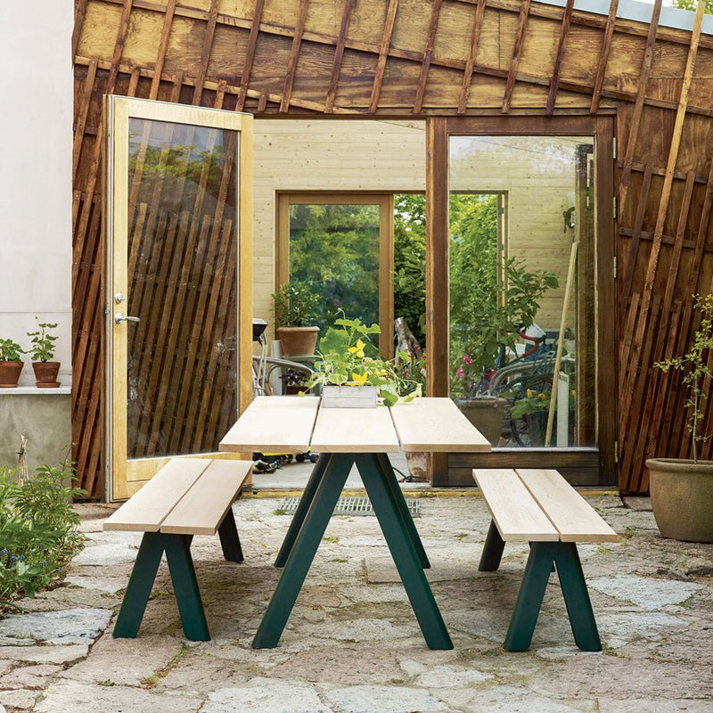 Overlap Table - Skagerak by Fritz Hansen - Outdoor Furniture - Anthracite Black - HORNE