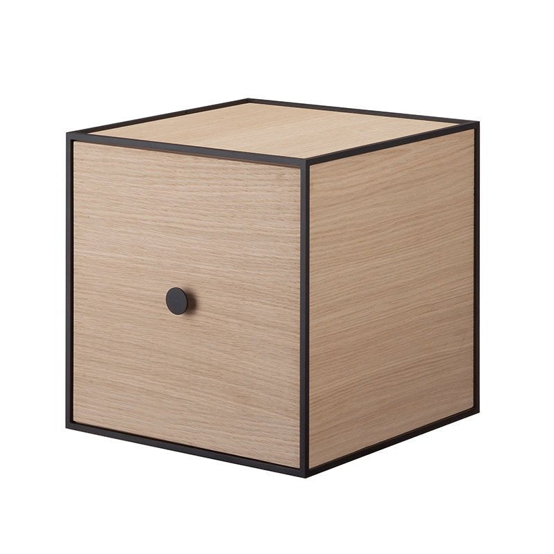 Overstock - Frame 28 Storage Box - Oak With Door - Audo Copenhagen - Sale - HORNE