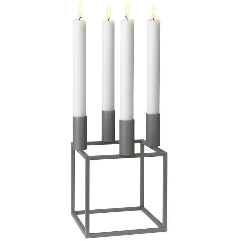 Overstock - Kubus 4 Candle Holder - Grey - Audo Copenhagen - Sale - HORNE