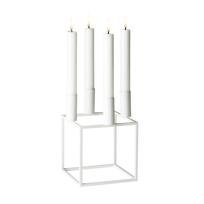 Overstock - Kubus 4 Candle Holder - White - Audo Copenhagen - Sale - HORNE