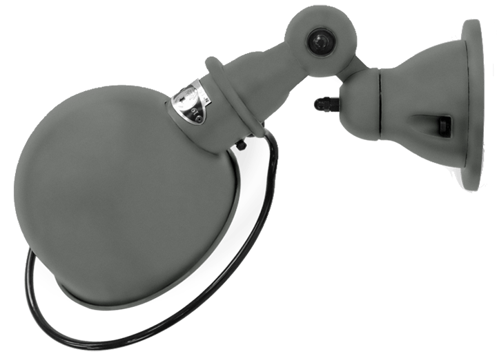 Overstock - Loft Wall Sconce - D1000X - Mouse Gray Matte Finish - No Switch - Jielde - Sale - HORNE