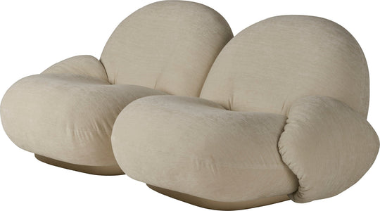 Pacha 2 - Seater Sofa w/ Armrests - Gubi - Sofas - Black Matte - Gabriel Tempt - 60152 - HORNE