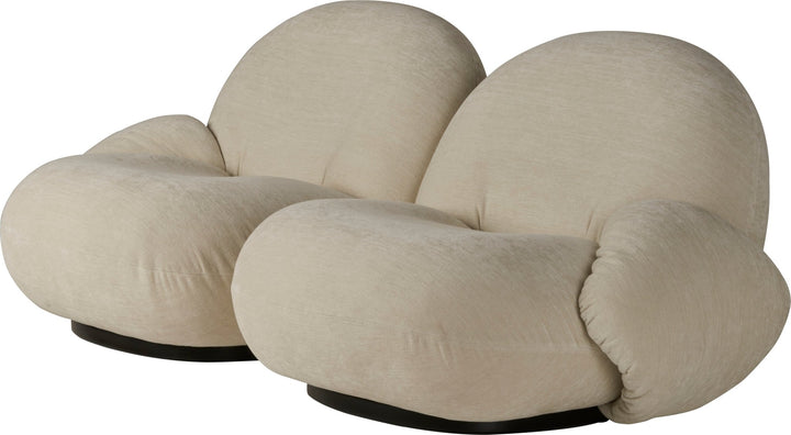 Pacha 2 - Seater Sofa w/ Armrests - Gubi - Sofas - Black Matte - Gabriel Tempt - 60152 - HORNE