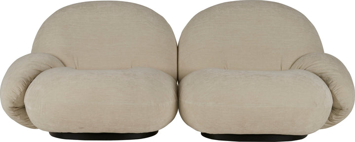 Pacha 2 - Seater Sofa w/ Armrests - Gubi - Sofas - Black Matte - Gabriel Tempt - 60152 - HORNE