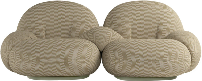 Pacha Outdoor 2 - Seater Sofa with Armrest - Gubi - Outdoor Furniture - Chevron FR 034 - HORNE