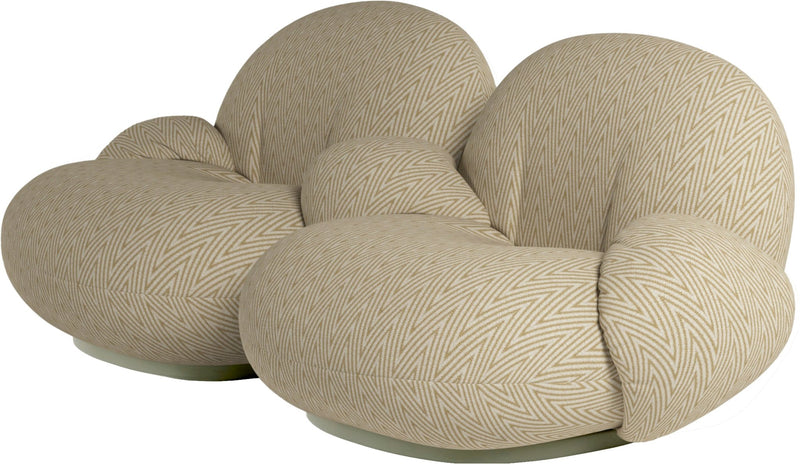 Pacha Outdoor 2 - Seater Sofa with Armrest - Gubi - Outdoor Furniture - Chevron FR 034 - HORNE