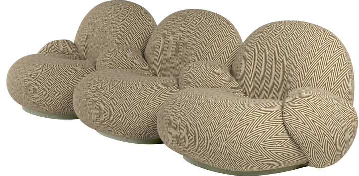 Pacha Outdoor 3 - Seater Sofa with Armrest - Gubi - Outdoor Furniture - Chevron FR 022 - HORNE