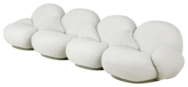 Pacha Outdoor 4 - Seater Sofa with Armrest - Gubi - Outdoor Furniture - Libera 003 - HORNE