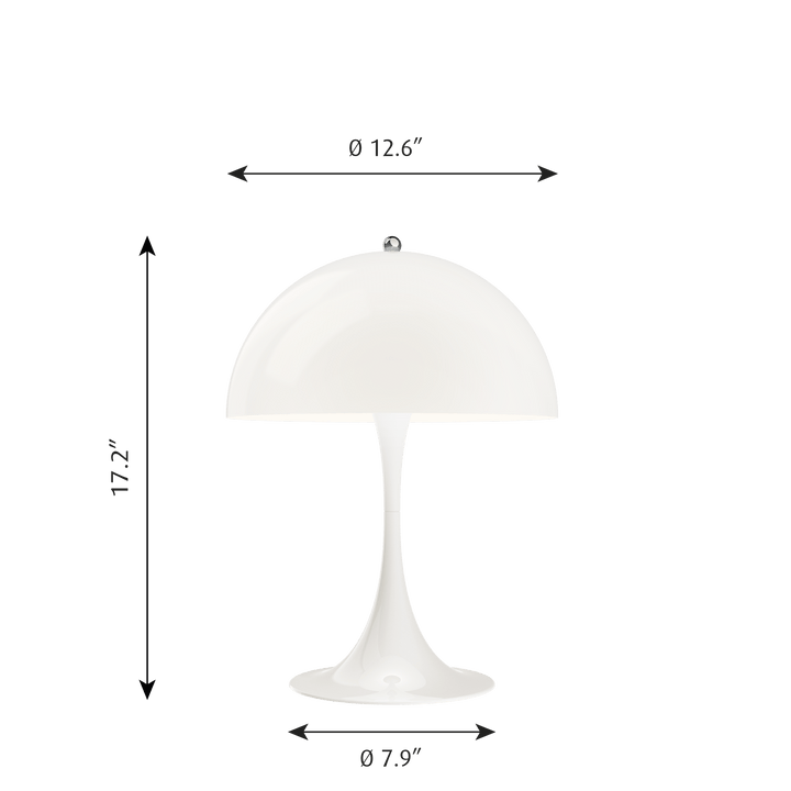 Panthella 320 Table Lamp - Louis Poulsen - Table + Task - White Opal Acrylic - HORNE