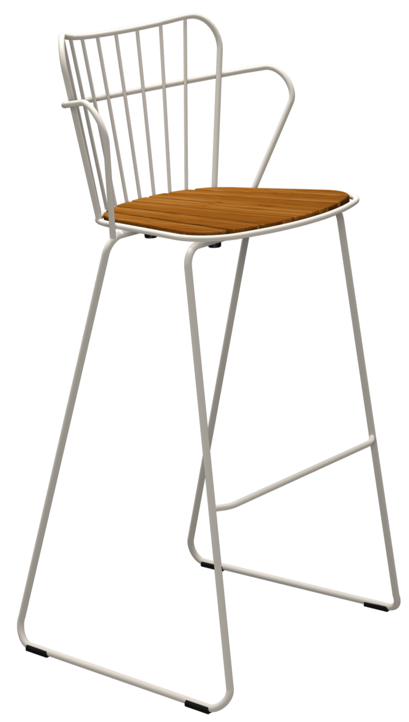 PAON Outdoor Bar Chair - HOUE - Outdoor Furniture - White - HORNE