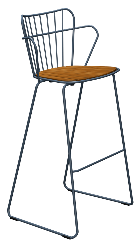PAON Outdoor Bar Chair - HOUE - Outdoor Furniture - Midnight Blue - HORNE