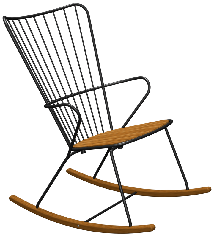 PAON Outdoor Rocking Chair - HOUE - Outdoor Furniture - Black - HORNE