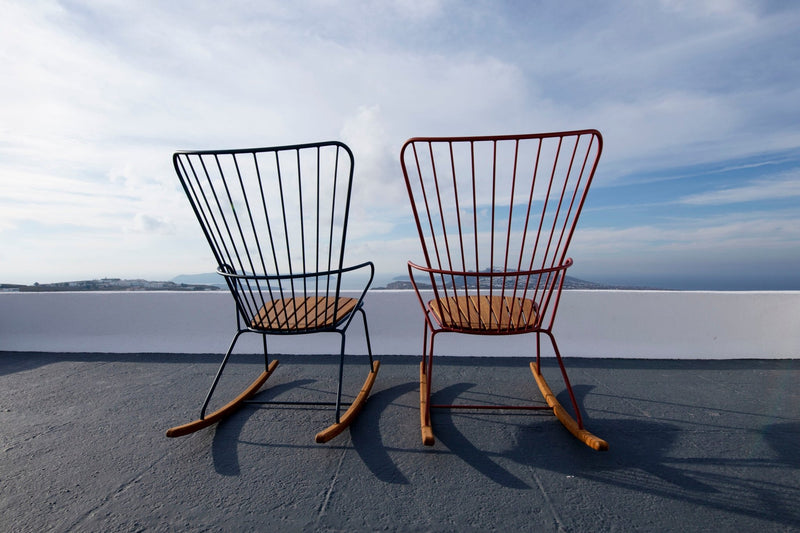 PAON Outdoor Rocking Chair - HOUE - Outdoor Furniture - White - HORNE