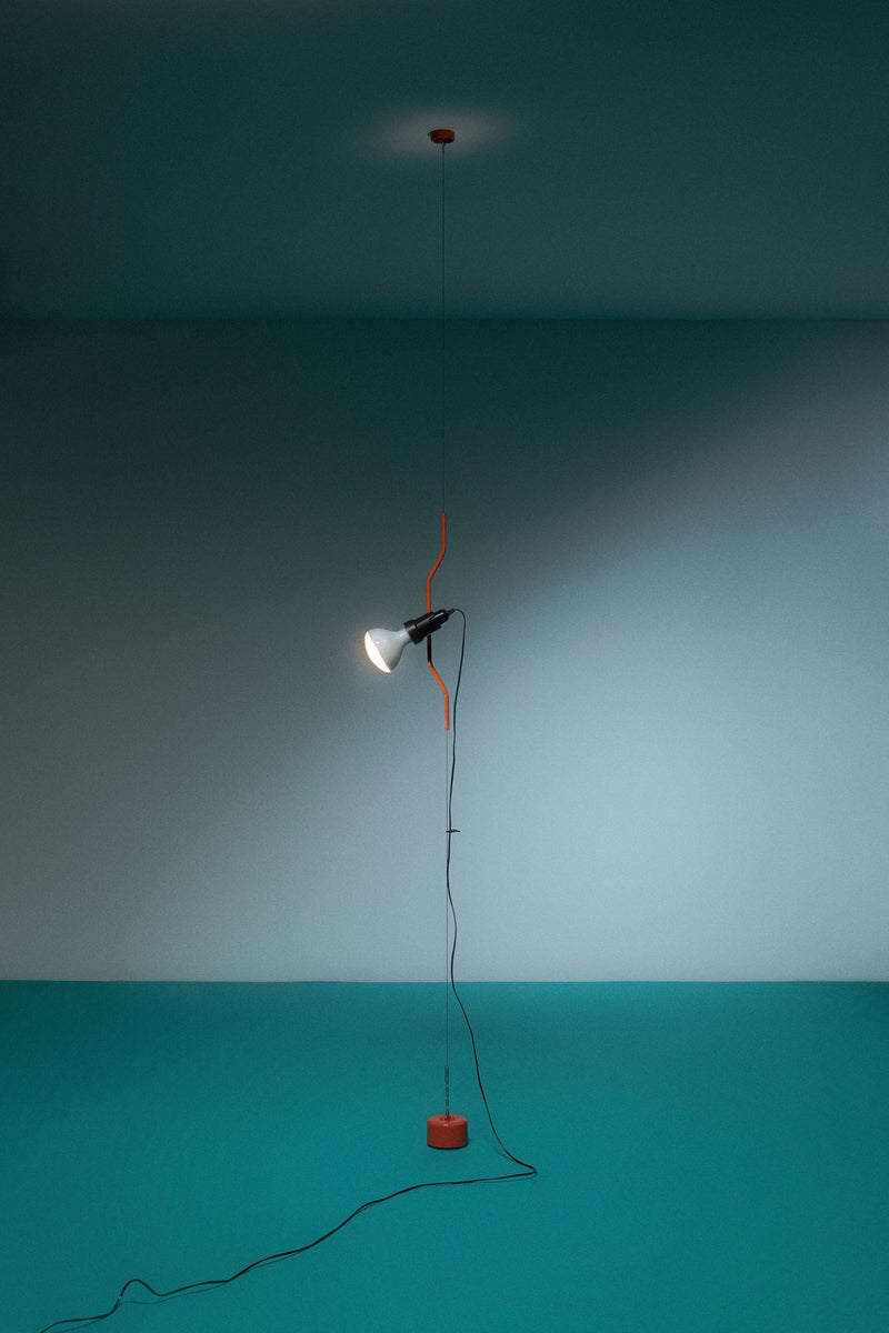 Parentesi Ceiling to Floor Light - Flos - Pendants - White - HORNE