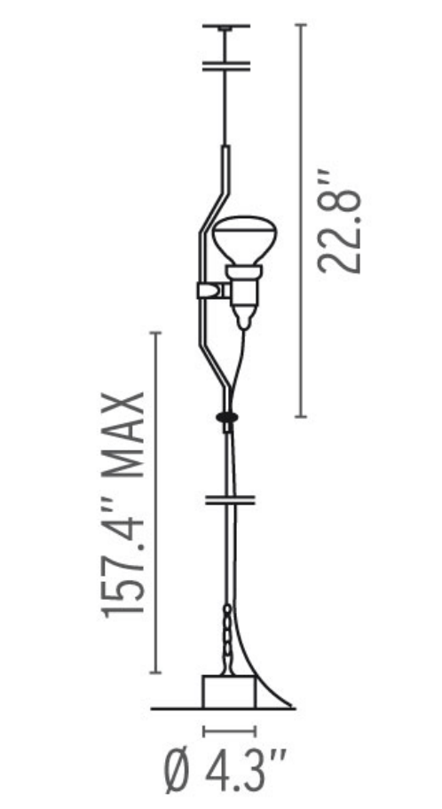 Parentesi Pendant Light - Flos - Pendants - Black - HORNE