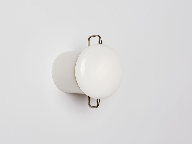 Park I Wall Light - Workstead - Wall Sconces - Black Enamel - Brushed Nickel - HORNE