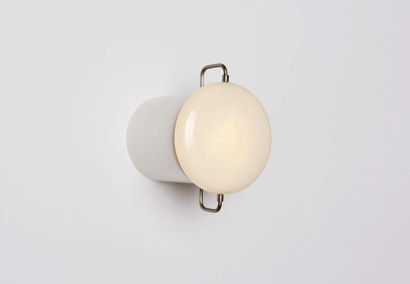 Park I Wall Light - Workstead - Wall Sconces - Black Enamel - Brushed Nickel - HORNE