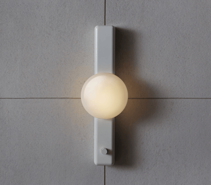 Park II Wall Light - Workstead - Wall Sconces - White Enamel - HORNE