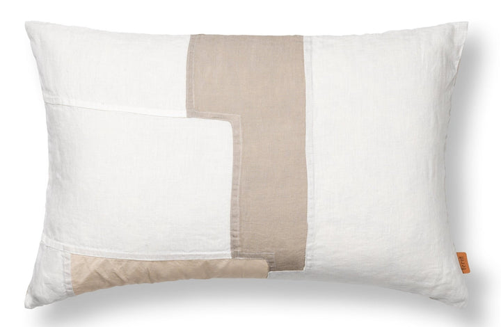 Part Cushion - Ferm Living - Bedding + Pillows - Rectangular - Off - White - HORNE