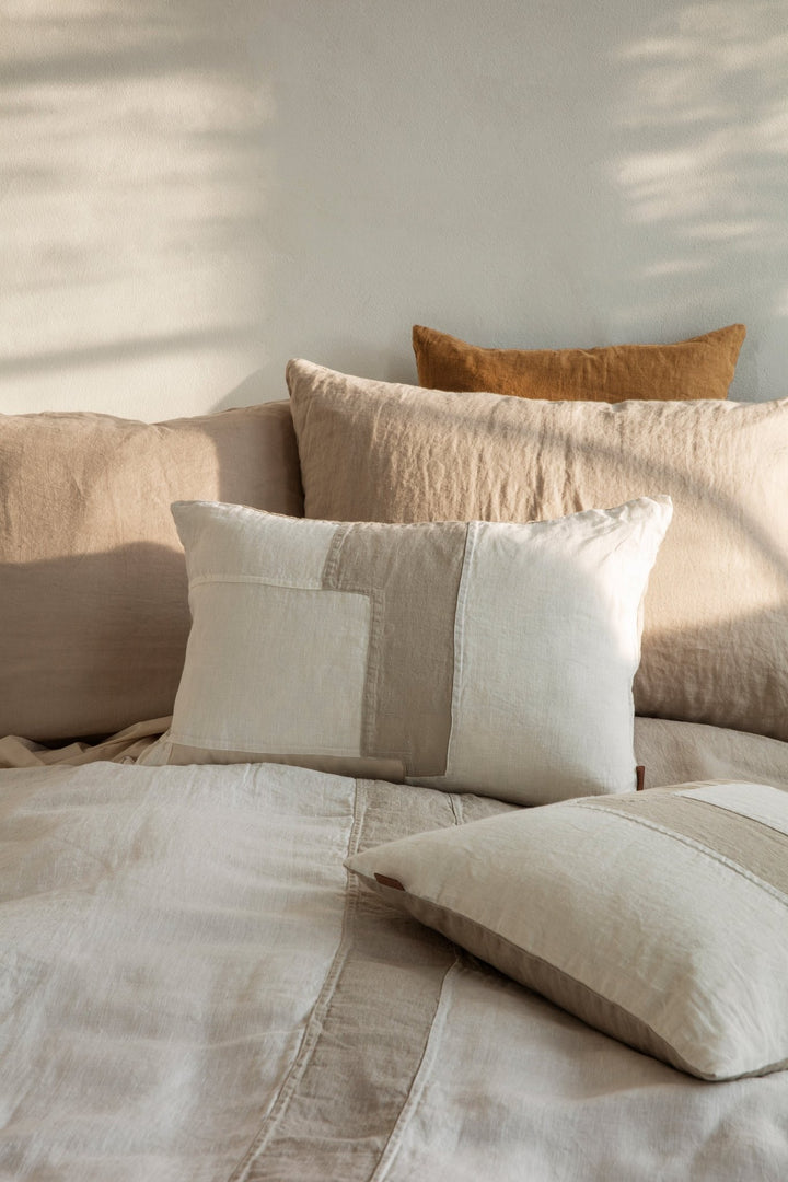 Part Cushion - Ferm Living - Bedding + Pillows - Rectangular - Off - White - HORNE