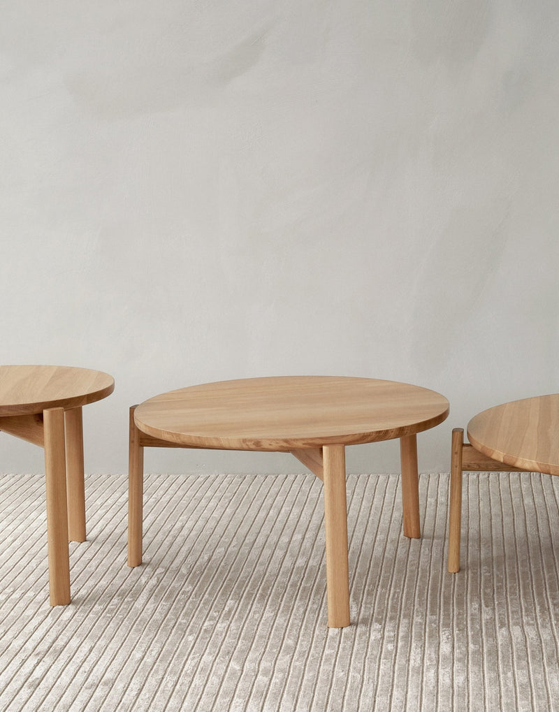 Passage Lounge Table - Audo Copenhagen - Tables + Desks - Ø20 - Natural Oak - HORNE