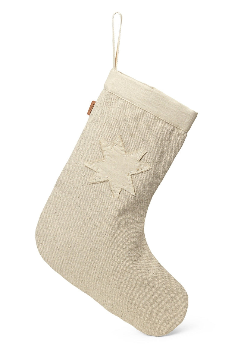 Patchwork Christmas Stocking - Ferm Living - Art + Objects - Multi - HORNE