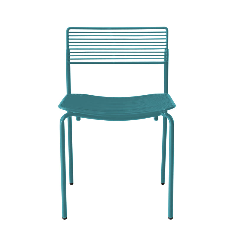 The Rachel Chair - Set of 2 - Bend Goods - Chairs - Black - Add Teal Seat Pad - HORNE