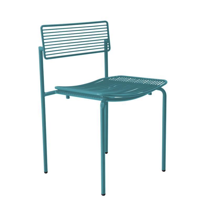 The Rachel Chair - Set of 2 - Bend Goods - Chairs - Black - Add Teal Seat Pad - HORNE