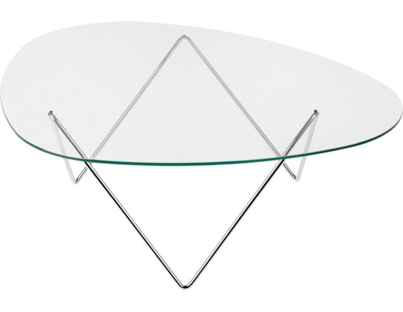 Pedrera Round Glass Top Coffee Table